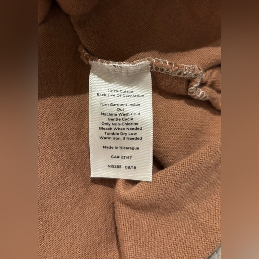 Talbots Striped and light brown color block sweater - Picture 4 of 6
